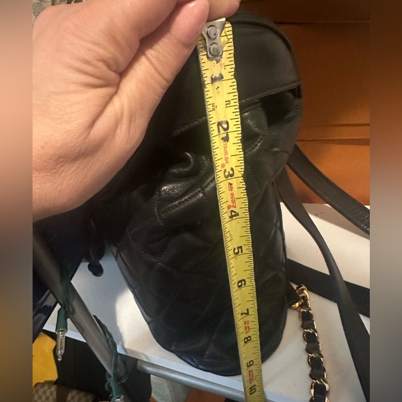 CHANEL CC TURNLOCK Matelasse Backpack Bag Leather Black Unisex - Picture 10 of 14